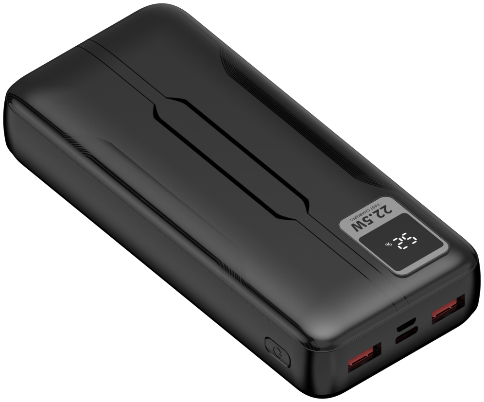 LEOTEC POWERBANK 20000MAH 22,5W PD20W NEG (1 USB-C+2USB-A INC USB-A A USB-C) - detalle
