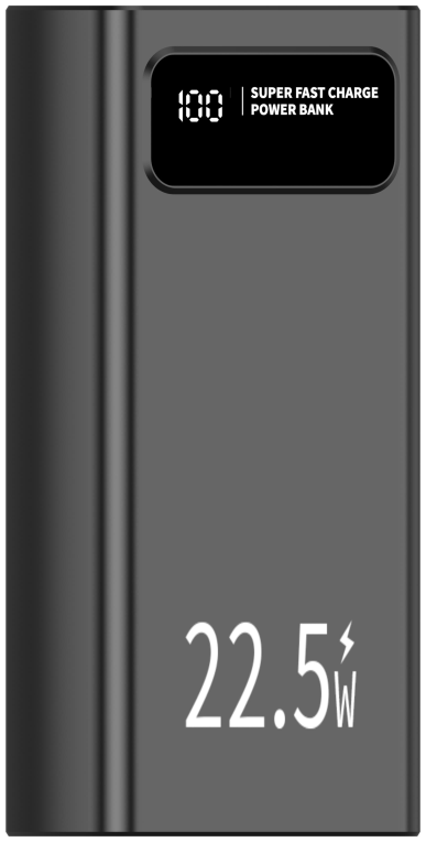 LEOTEC POWERBANK 30000MAH 22,5W PD20W NEG (1 USB-C+4USB-A INC USB-A A USB-C) - detalle