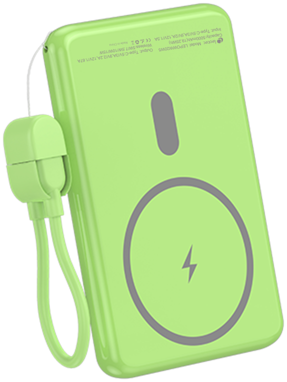 LEOTEC POWERBANK 5000MAH 20W FAST CHRG VER 1USB-C+WIRELESS INC LAN CAB USB-C A USB-C 65W - detalle