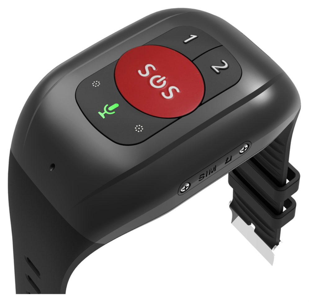 LEOTEC SENIOR SMART BAND 4G GPS ROJA - detalle