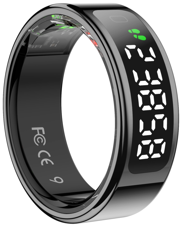 LEOTEC SMART RING KOR MAU NEGRO TALLA 9 - detalle