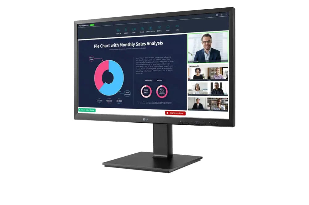 LG 24BP75CP-B pantalla para PC 60.5 cm (23.8") 1920 x 1080 Pixeles Full HD LED Negro - detalle
