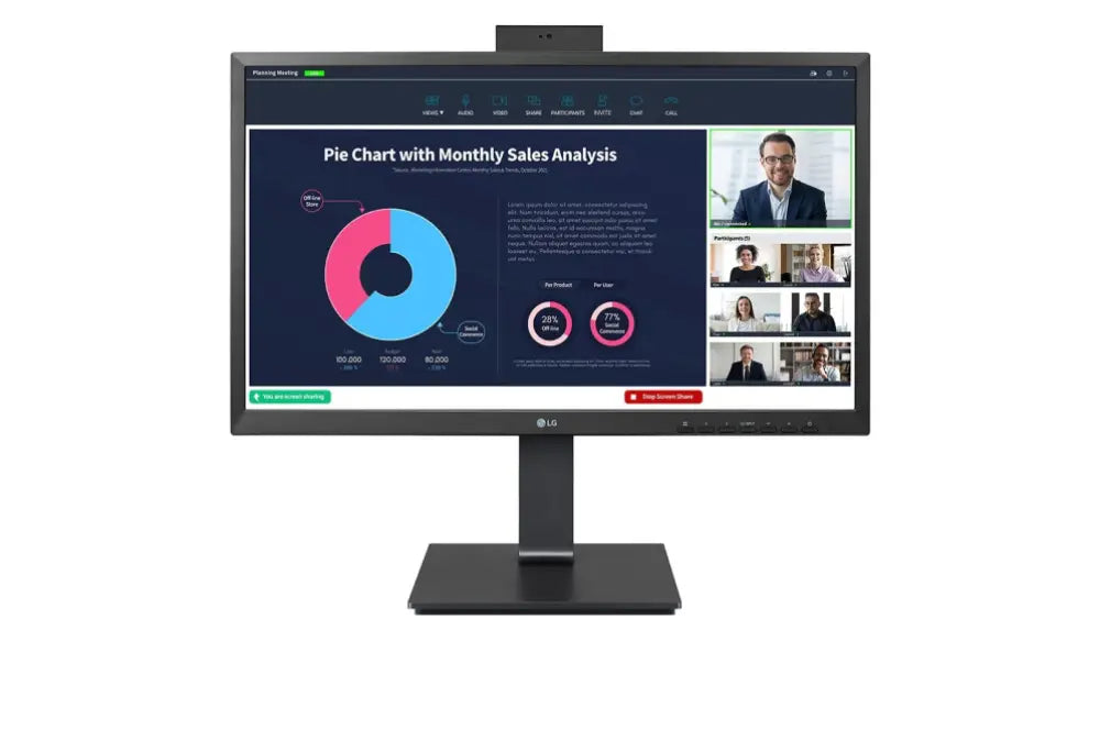 LG 24BP75CP-B pantalla para PC 60.5 cm (23.8") 1920 x 1080 Pixeles Full HD LED Negro - detalle
