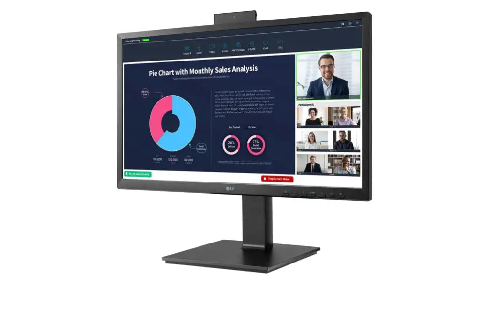 LG 24BP75CP-B pantalla para PC 60.5 cm (23.8") 1920 x 1080 Pixeles Full HD LED Negro - detalle