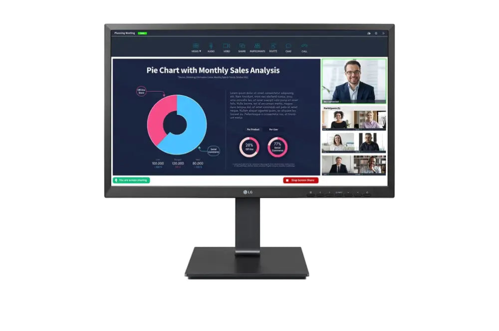 LG 24BP75CP-B pantalla para PC 60.5 cm (23.8") 1920 x 1080 Pixeles Full HD LED Negro