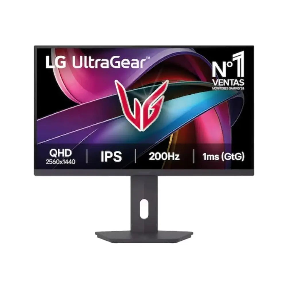 Monitor LG 27G610A-B de 27 pulgadas con pantalla IPS QHD, tasa de refresco de 200Hz y tiempo de respuesta 1ms.