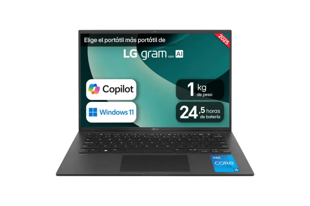 LG Gram 14Z90RU-G.AA55B ordenador portatil Intel® CoreT i5 i5-1334U Portátil 35.6 cm (14") WUXGA 16 GB LPDDR5-SDRAM 512 GB SSD Wi-Fi 6 (802.11ax) Windows 11 Home Negro - detalle