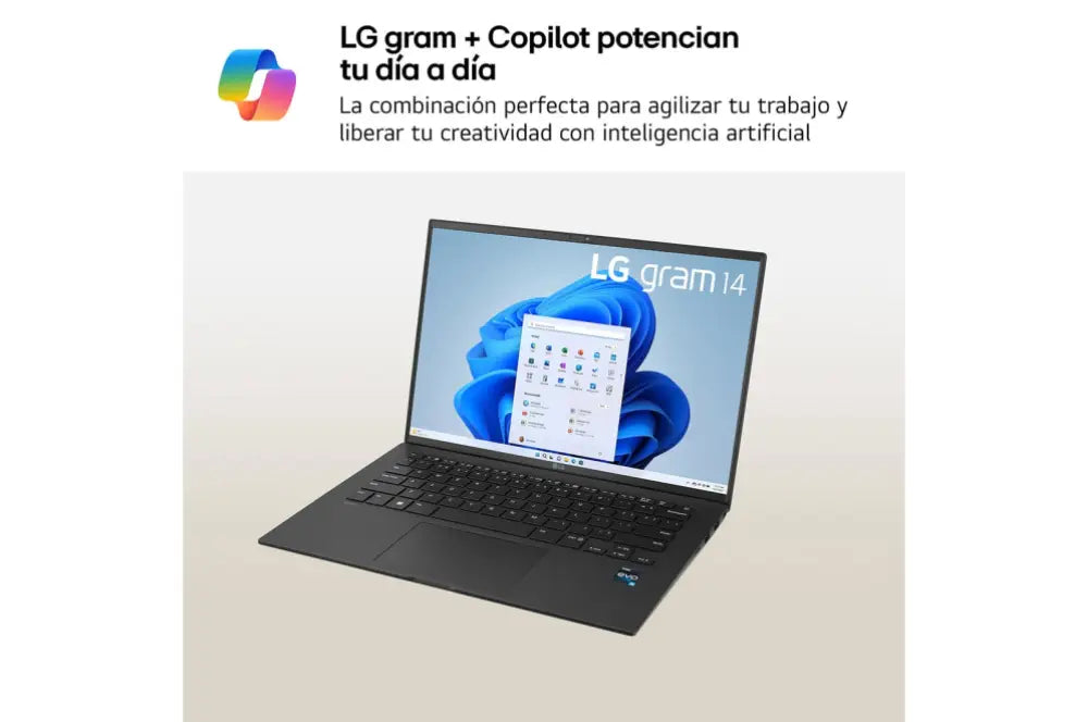 LG Gram 14Z90RU-G.AA55B ordenador portatil Intel® CoreT i5 i5-1334U Portátil 35.6 cm (14") WUXGA 16 GB LPDDR5-SDRAM 512 GB SSD Wi-Fi 6 (802.11ax) Windows 11 Home Negro - detalle
