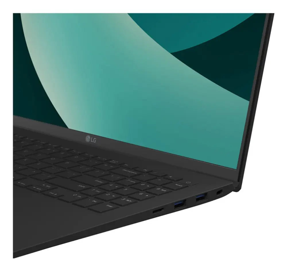LG Gram 16Z90T Intel Core Ultra 7 255H Portátil 40.6 cm (16") WQXGA 32 GB LPDDR5x-SDRAM 1 TB SSD Wi-Fi 7 (802.11be) Windows 11 Home Negro - detalle