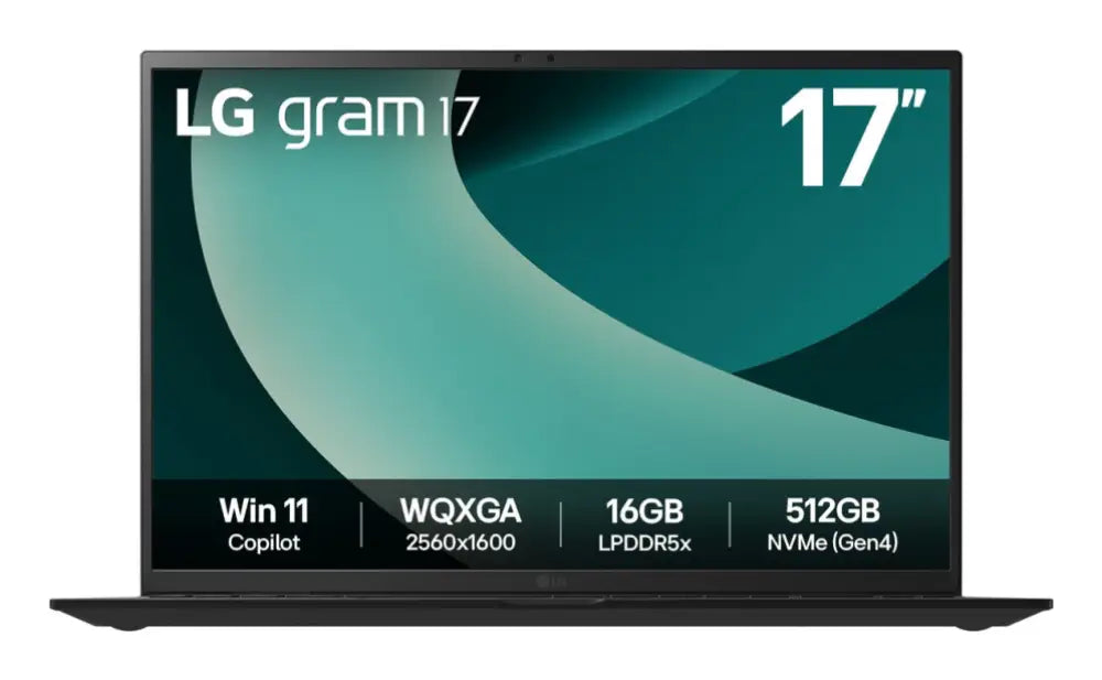 LG Gram 17Z90T Intel Core Ultra 7 255H Portátil 43.2 cm (17") WQXGA 32 GB LPDDR5x-SDRAM 1 TB SSD Wi-Fi 7 (802.11be) Wind