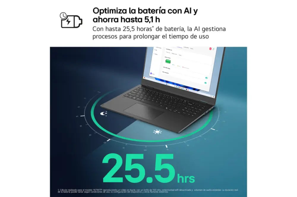 LG Gram Pro 16Z90TS-G.AU99B ordenador portatil Copilot+ PC Intel Core Ultra 9 288V Portátil 40.6 cm (16") 2.5K 32 GB LPDDR5x-SDRAM 1 TB SSD Wi-Fi 7 (802.11be) Windows 11 Home Gris - detalle