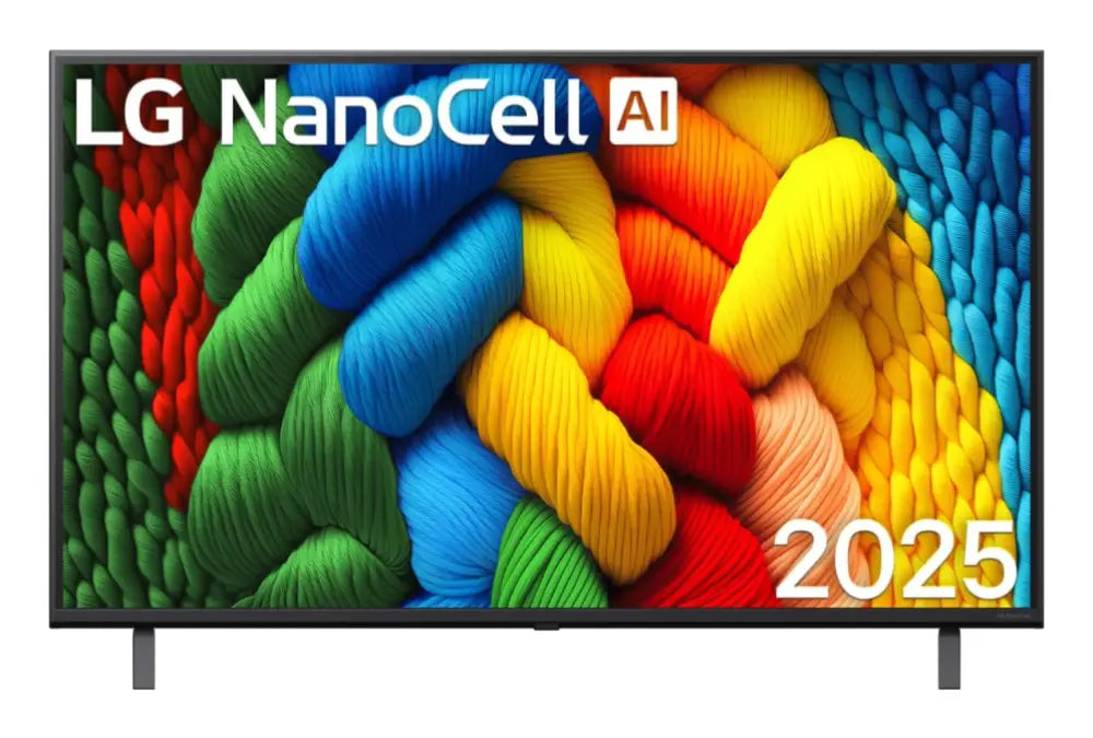 Televisor LED LG NanoCell AI 55NANO81A6A de 55 pulgadas, pantalla 4K Ultra HD, Smart TV en color negro y conectividad Wi-Fi