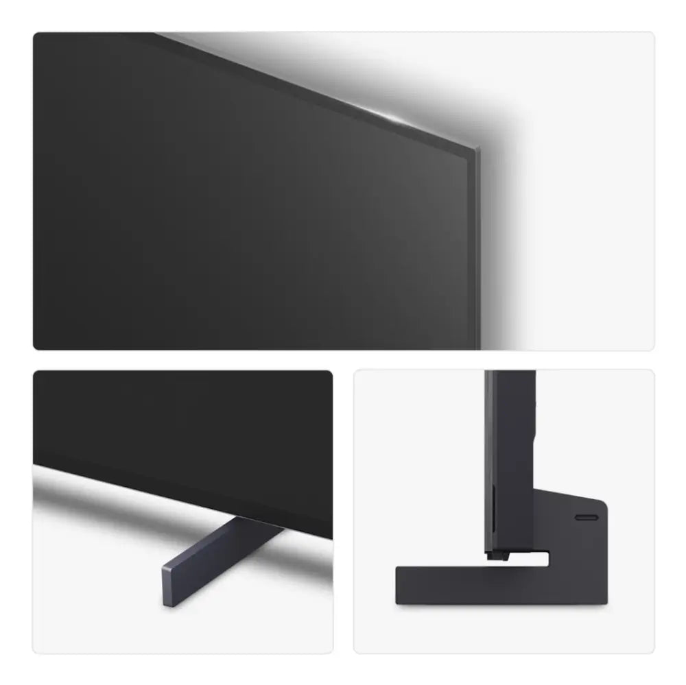 Televisor LED LG OLED evo AI OLED55C54LA de 55 pulgadas, pantalla 4K Ultra HD, Smart TV negro con diseño moderno.
