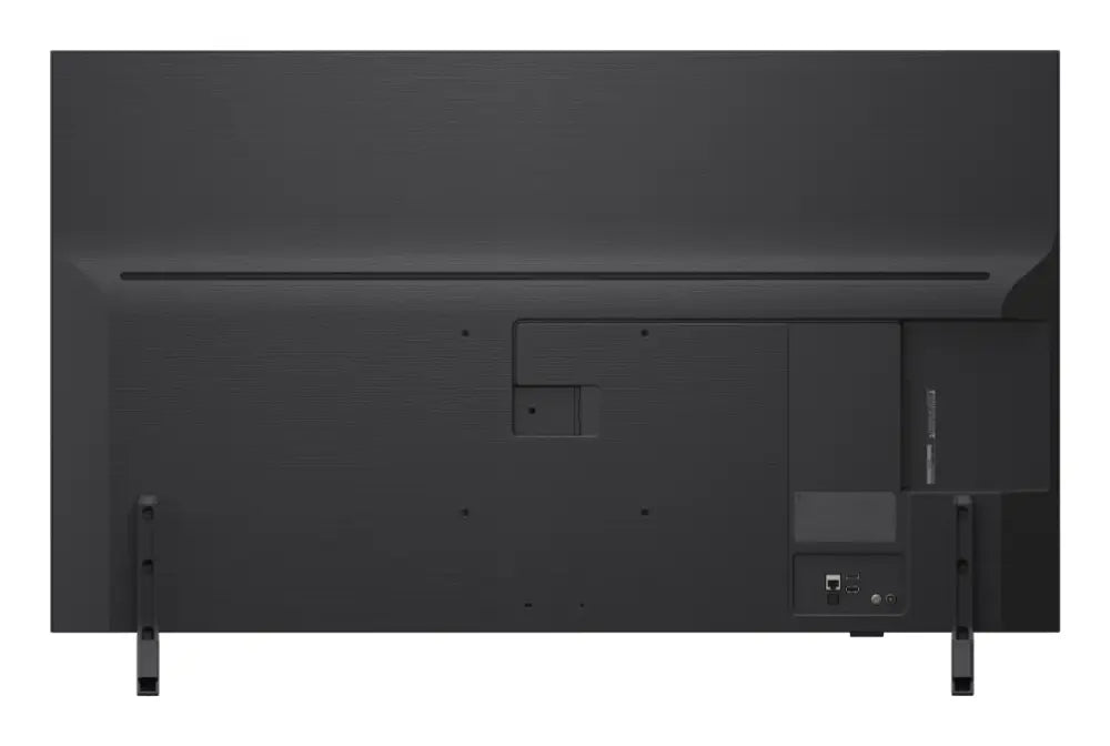 Televisor LED LG QNED AI 50QNED82A6B de 127 cm 4K Ultra HD y WiFi en color negro, vista frontal con pantalla brillante