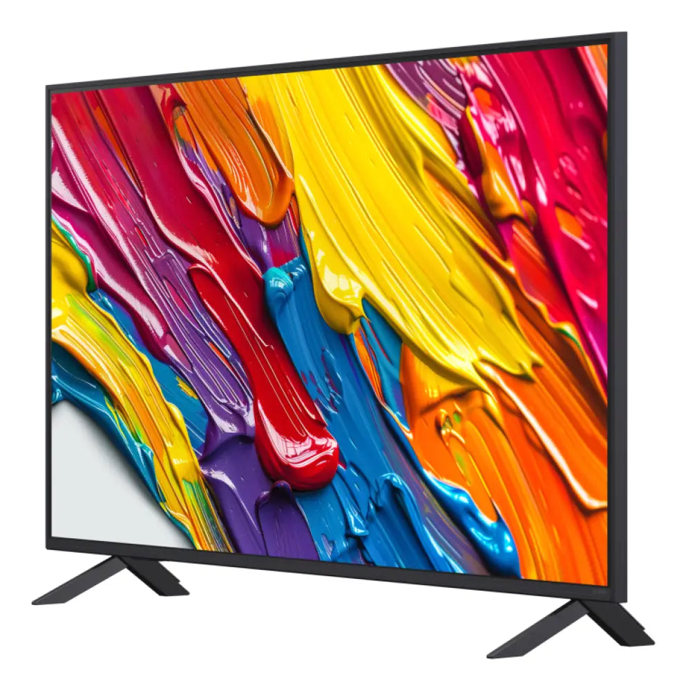 Televisor LED LG QNED AI 50QNED82A6B 127 cm 4K Ultra HD Smart TV en color negro, con pantalla grande y tecnología avanzada