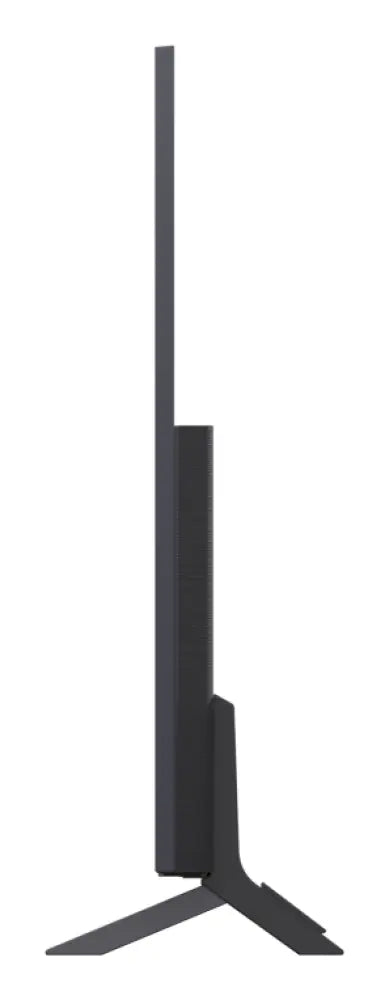 Televisor LED LG QNED AI 55QNED82A6B de 55 pulgadas, pantalla 4K Ultra HD en color negro, con diseño elegante y delgado.