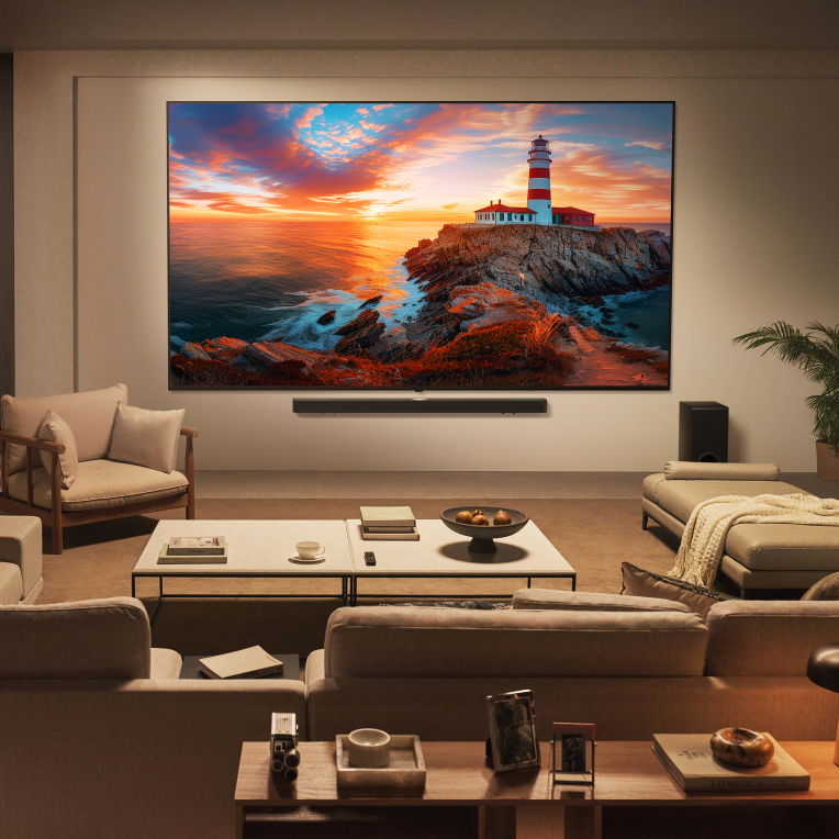 LG TV 55" 55QNED82A6B QNED UHD 4K - detalle