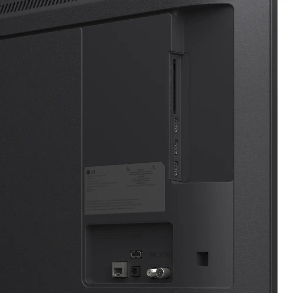 Televisor LED LG UHD AI 43UA75006LA de 43 pulgadas, pantalla 4K Ultra HD y conexión Wi-Fi en color negro