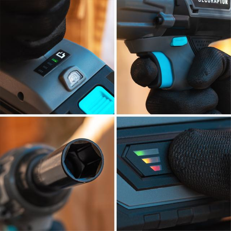 LLAVE DE IMPACTO CECOTEC CECORAPTOR PERFECT IMPACT 2020 ULTRA - detalle