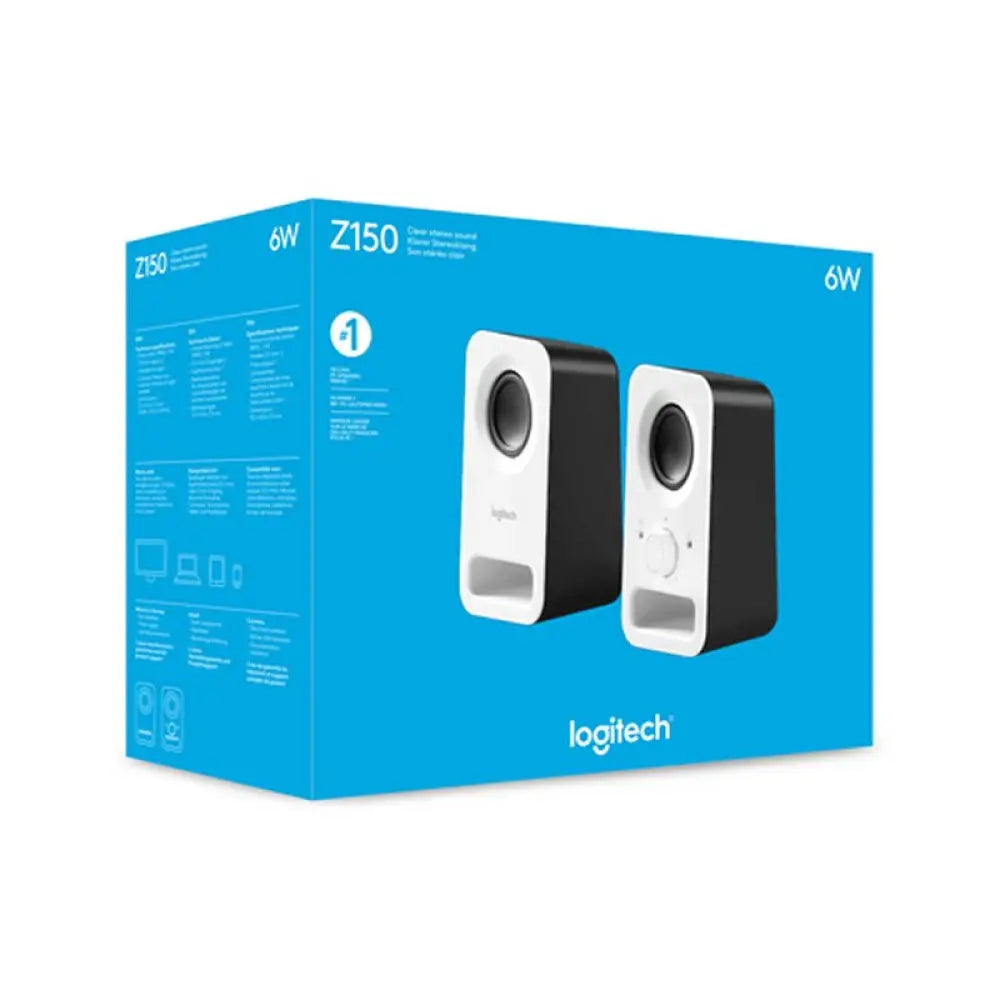Logitech Altavoz 2.0 Z150 Blanco - detalle