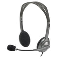 Auriculares Logitech H110 con micrófono estéreo, cómodos audífonos con micrófono para llamadas y audio en computadora.