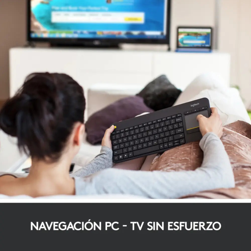 Logitech K400 Plus - detalle