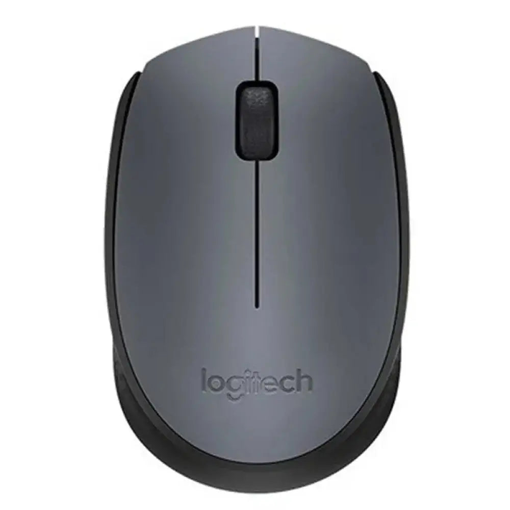 Ratón inalámbrico Logitech M170 con receptor nano y conectividad 2.4G, diseño compacto y ergonómico para uso cómodo.