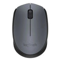 Ratón inalámbrico Logitech M170 con receptor nano y conectividad 2.4G, diseño compacto y ergonómico para uso cómodo.