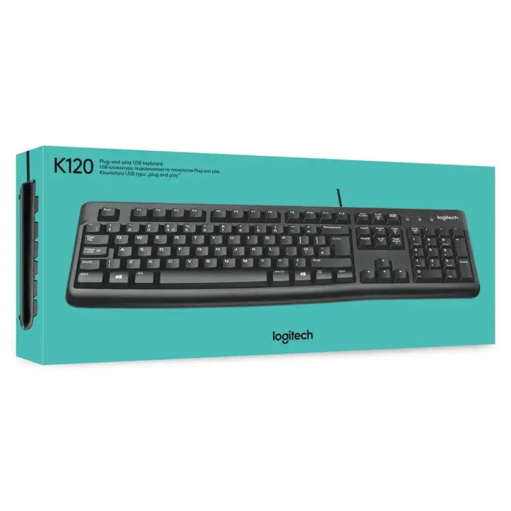 Logitech Teclado K120 OEM USB - detalle