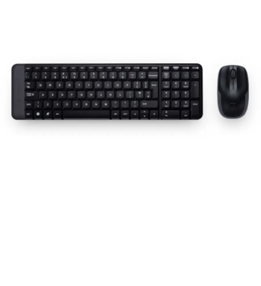 Logitech Wireless Combo MK220 teclado Ratón incluido Oficina USB Español Negro - detalle
