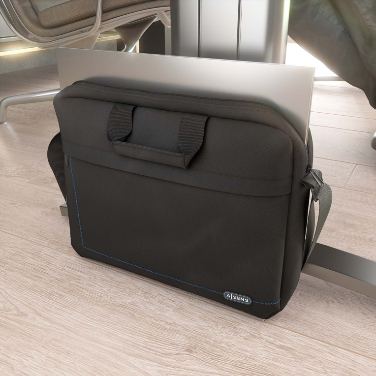 MALETIN AISENS 15,6" NEGRO - detalle