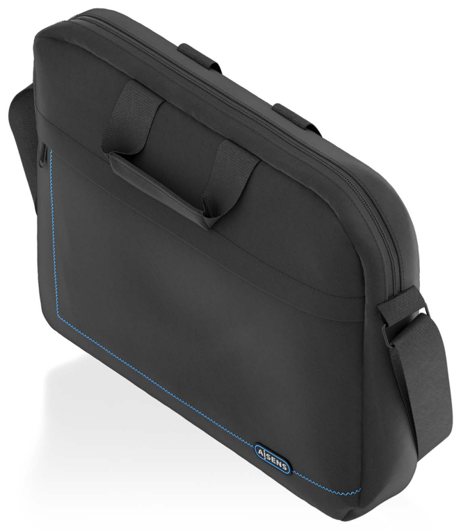 MALETIN AISENS 15,6" NEGRO - detalle