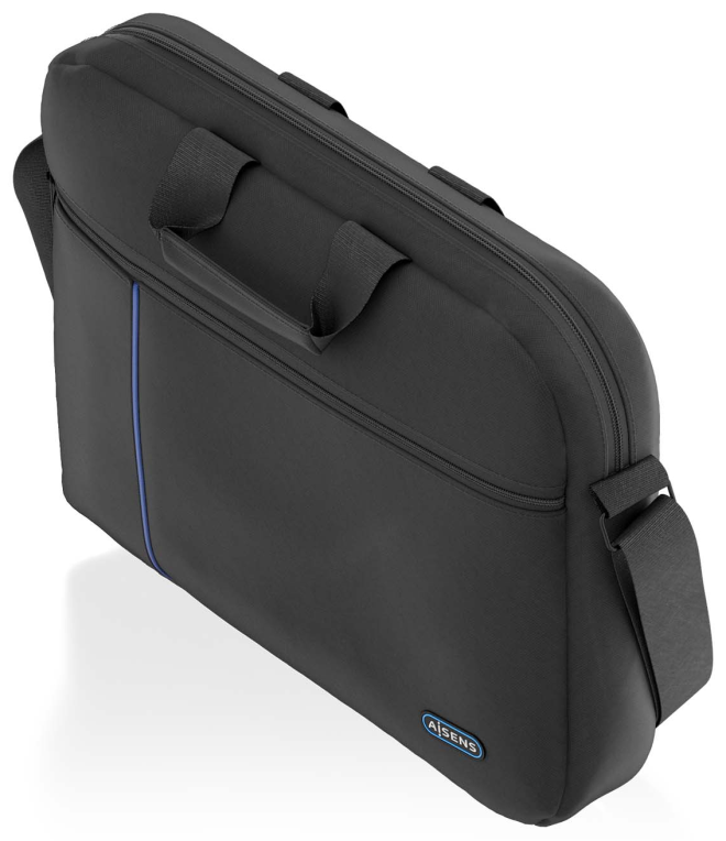 MALETIN AISENS 15,6" NEGRO - detalle