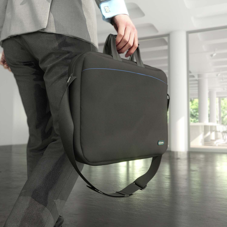 MALETIN AISENS 15,6" NEGRO - detalle