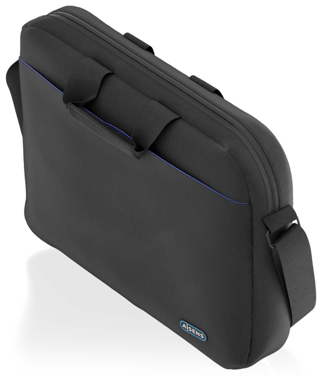 MALETIN AISENS 15,6" NEGRO - detalle