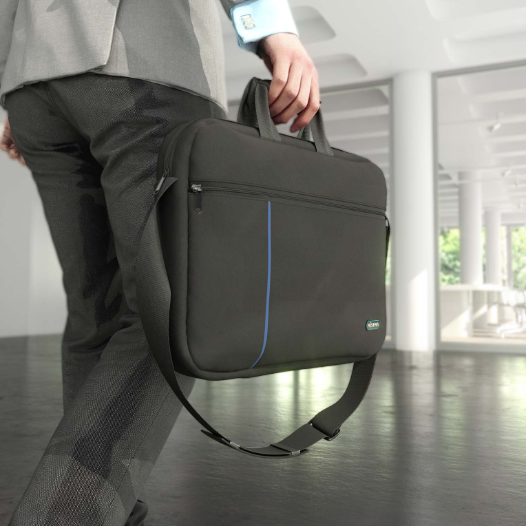 MALETIN AISENS 15,6" NEGRO - detalle