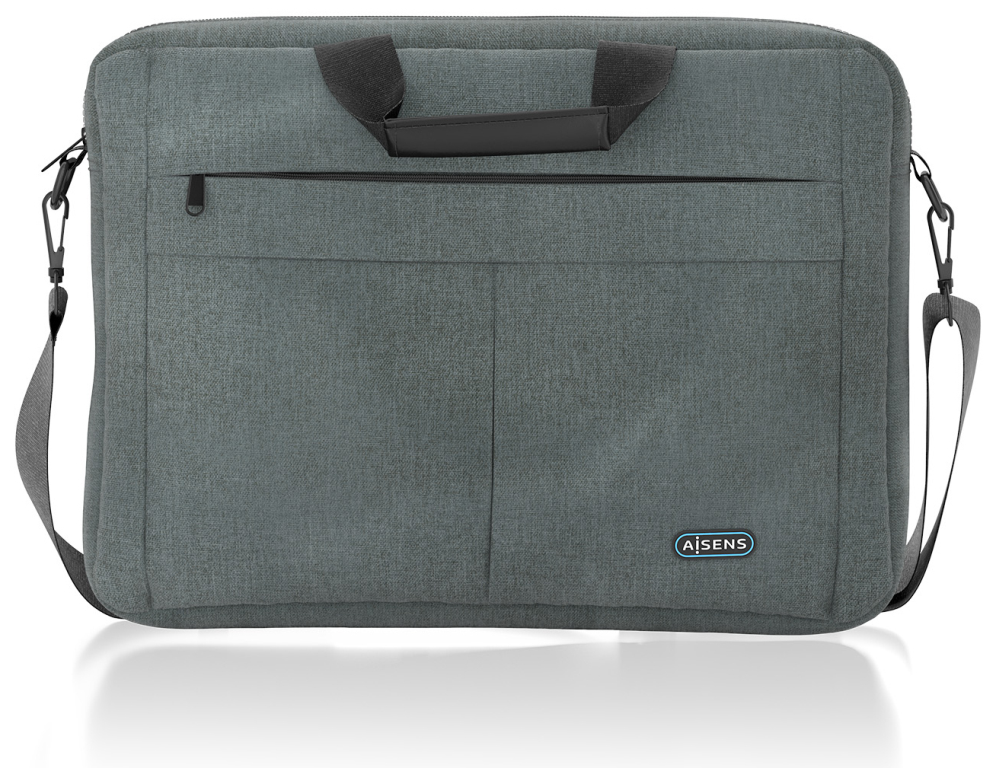 MALETIN AISENS PREMIUM 15,6" GRIS