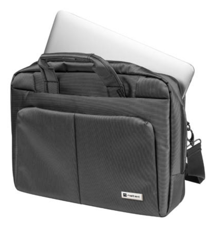 MALETIN NATEC GAZELLE 15.6" - 16" GRAFITO - detalle