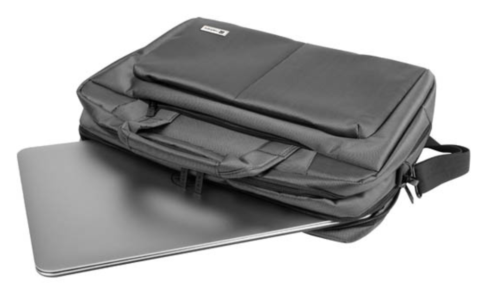 MALETIN NATEC GAZELLE 15.6" - 16" GRAFITO - detalle