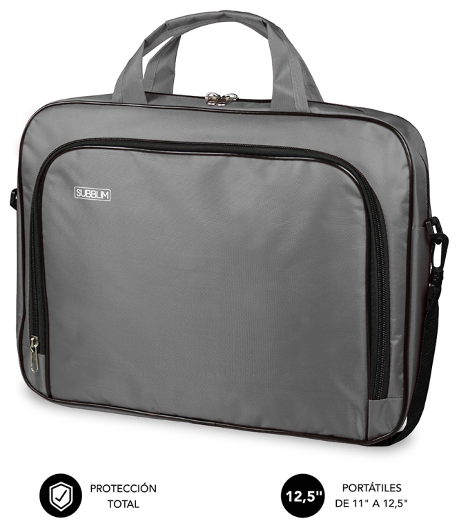 MALETIN SUBBLIM OXFORD 11-12,5" GREY