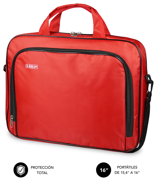 MALETIN SUBBLIM OXFORD 15,4-16" RED
