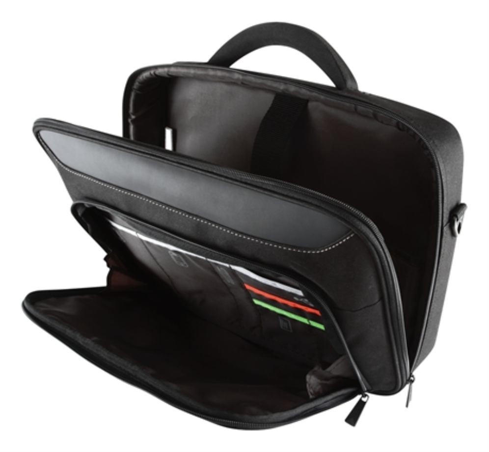 MALETIN TARGUS CLAMSHELL CLASSIC+ 15-15,6" NEGRO/ROJO - detalle