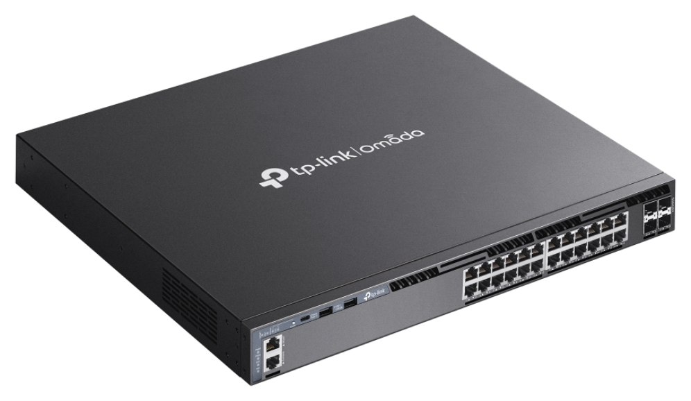 MANAGED SWITCH OMADA 24-PORT GIGABIT STACKABLE L3 WITH 4 10GE SFP+ SLOTS - detalle