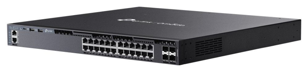MANAGED SWITCH OMADA POE+ 24-PORT GIGABIT STACKABLE L3 WITH 4 10GE SFP+ SLOTS - detalle