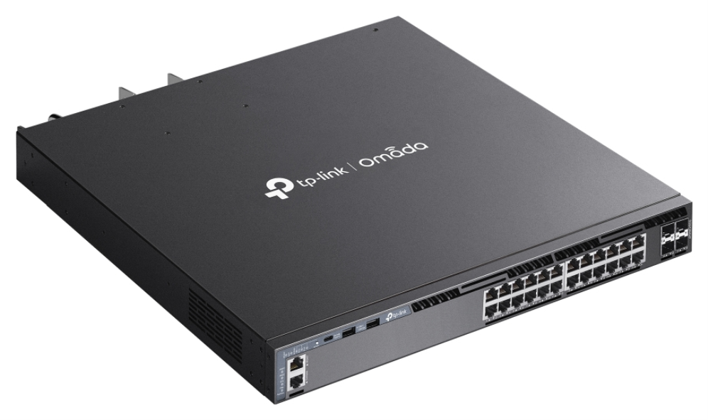 MANAGED SWITCH OMADA POE+ 24-PORT GIGABIT STACKABLE L3 WITH 4 10GE SFP+ SLOTS - detalle