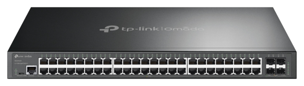 MANAGED SWITCH OMADA TP-LINK 48 PORT GIGABIT L2+ 4 RANURAS 10GE SFP+