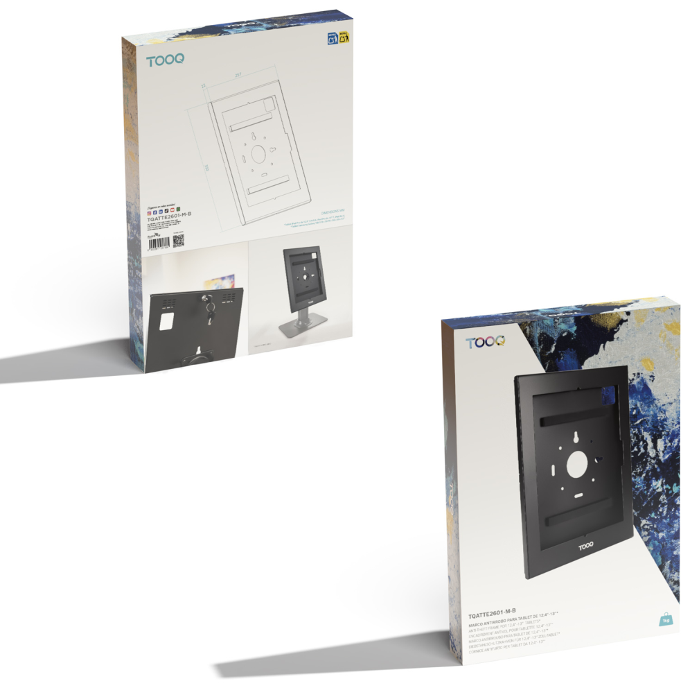 MARCO ANTIRROBO TABLET 12,4-13" NEGRO - detalle