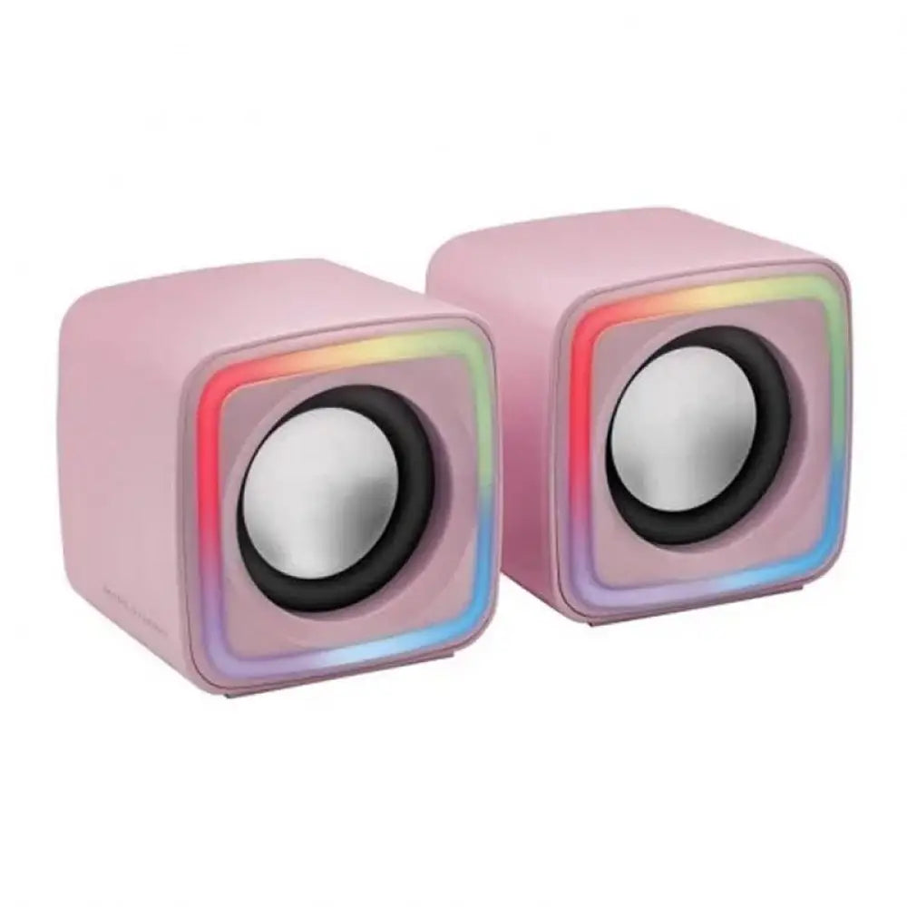 MARS GAMING Altavoces MSCUBE Premium 8W Pink - detalle