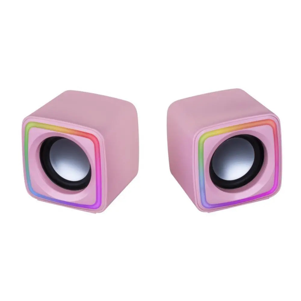 MARS GAMING Altavoces MSCUBE Premium 8W Pink - detalle