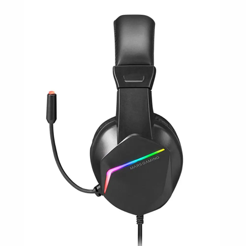 MARS GAMING Aur+micro MH122 FRGB Cancel.ruid Black - detalle